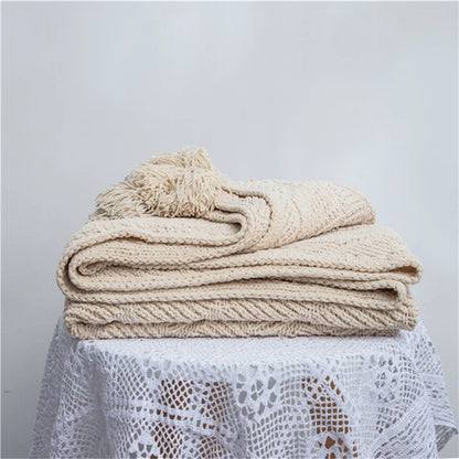 REGINA Chunky Knit Chenille Blankets