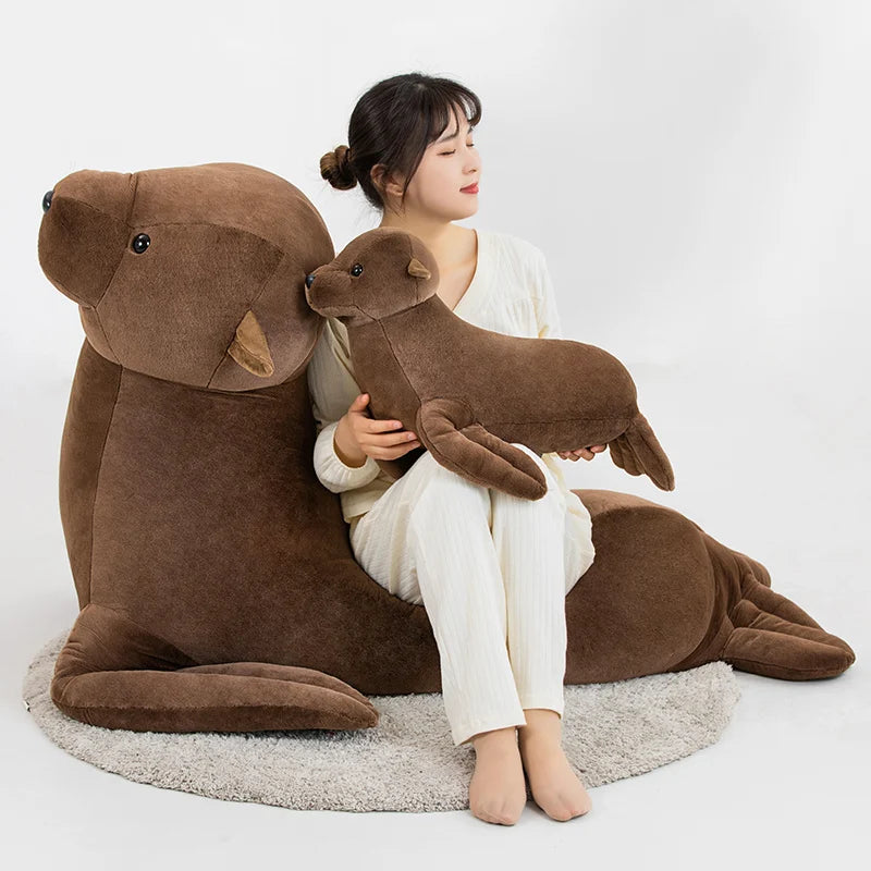 Large Kawaii Sea Lion Novelty Pillow