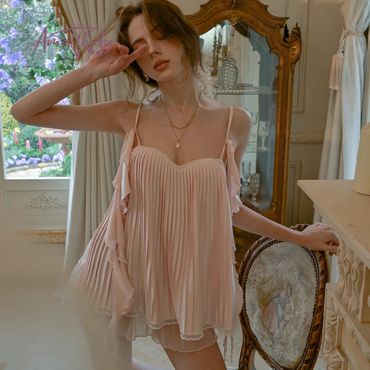 French Sexy Pajamas Women's Nightgowns
