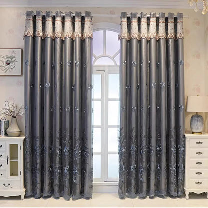 Plant Flower Blackout Curtain