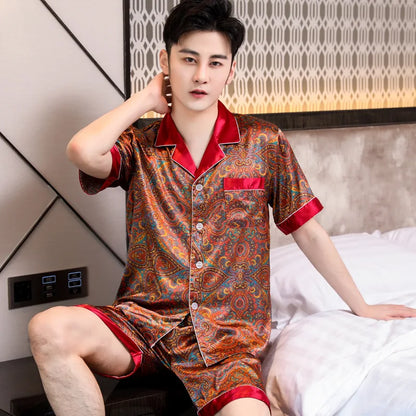 Silk Satin Pajamas for Men