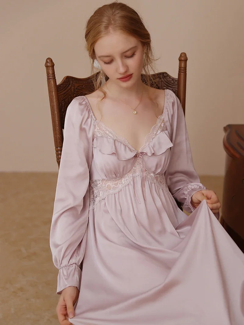 Ladies French Vintage Princess Sleepwear