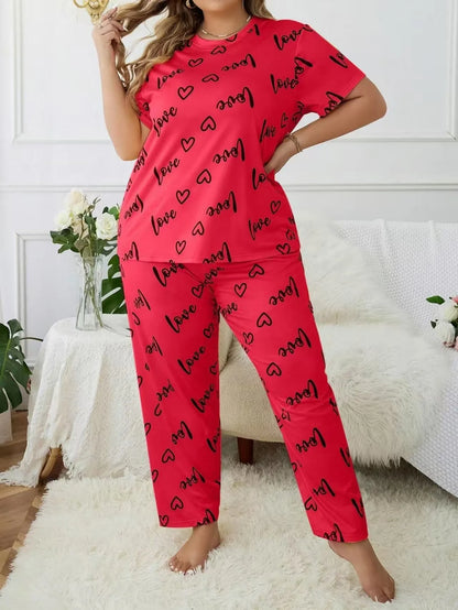 Plus size Women's Pajamas Set