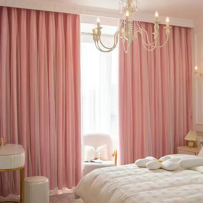 Cloth Gauze Integrated Curtain Modern