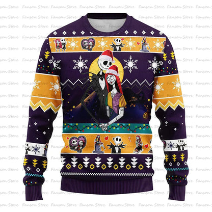 The Nightmare Before Christmas Ugly Christmas Sweatshirt