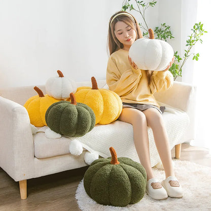 Luxury Woody Pumpkin Shaped Pillow