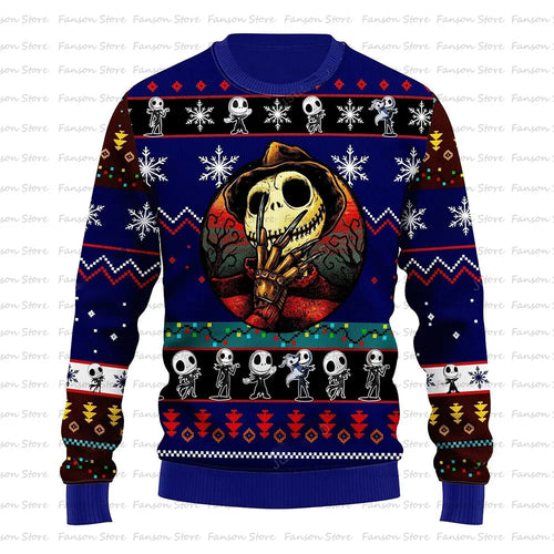 The Nightmare Before Christmas Ugly Christmas Sweatshirt