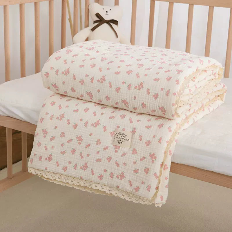 Cotton Padded Baby Blanket