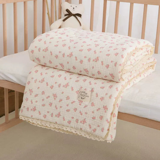 Cotton Padded Baby Blanket