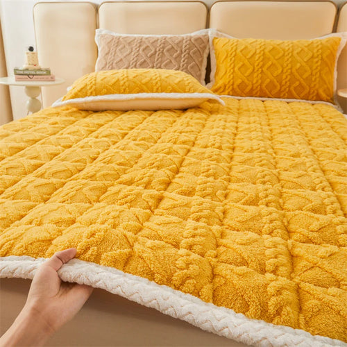 Thick Fleece Mattress Pad