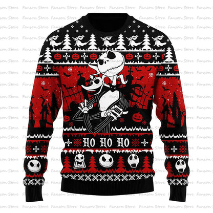 The Nightmare Before Christmas Ugly Christmas Sweatshirt