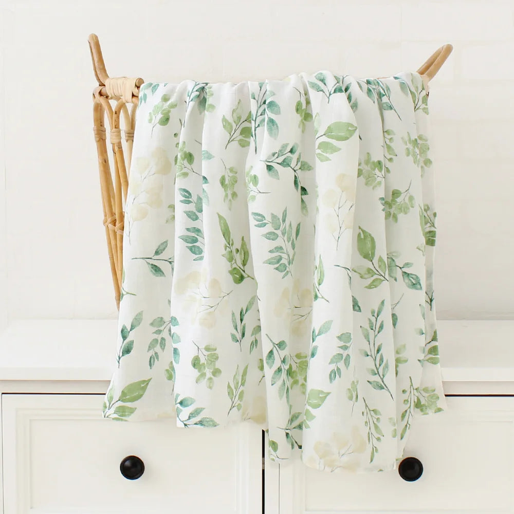 Baby Blanket with Forest Animals Pattern
