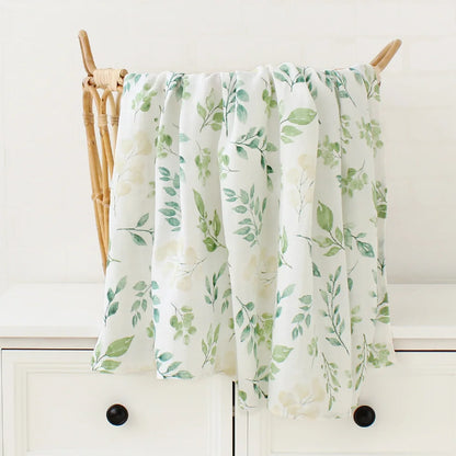 Baby Blanket with Forest Animals Pattern