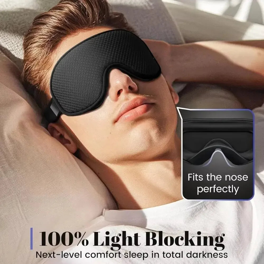 Blackout Sleep Mask with Adjustable Strap