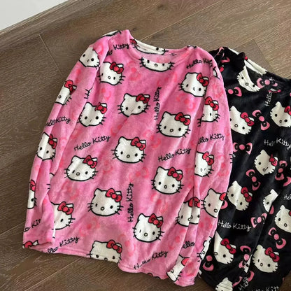 Winter Hello Kitty Pajama Top