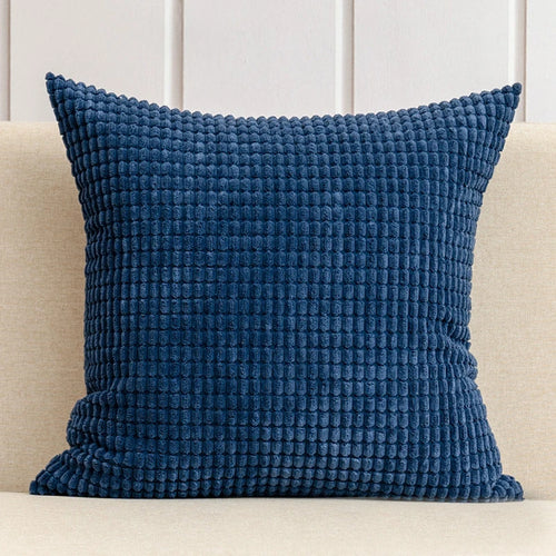 Soft Corduroy Corn Grain Decorative Throw Pillow Cover