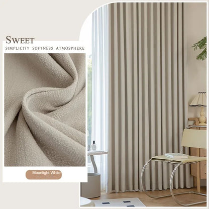Modern Chenille Living Room Curtains