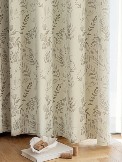 French Living Room Curtains Floral Pattern