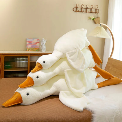 Fluffy Goose Body Pillow