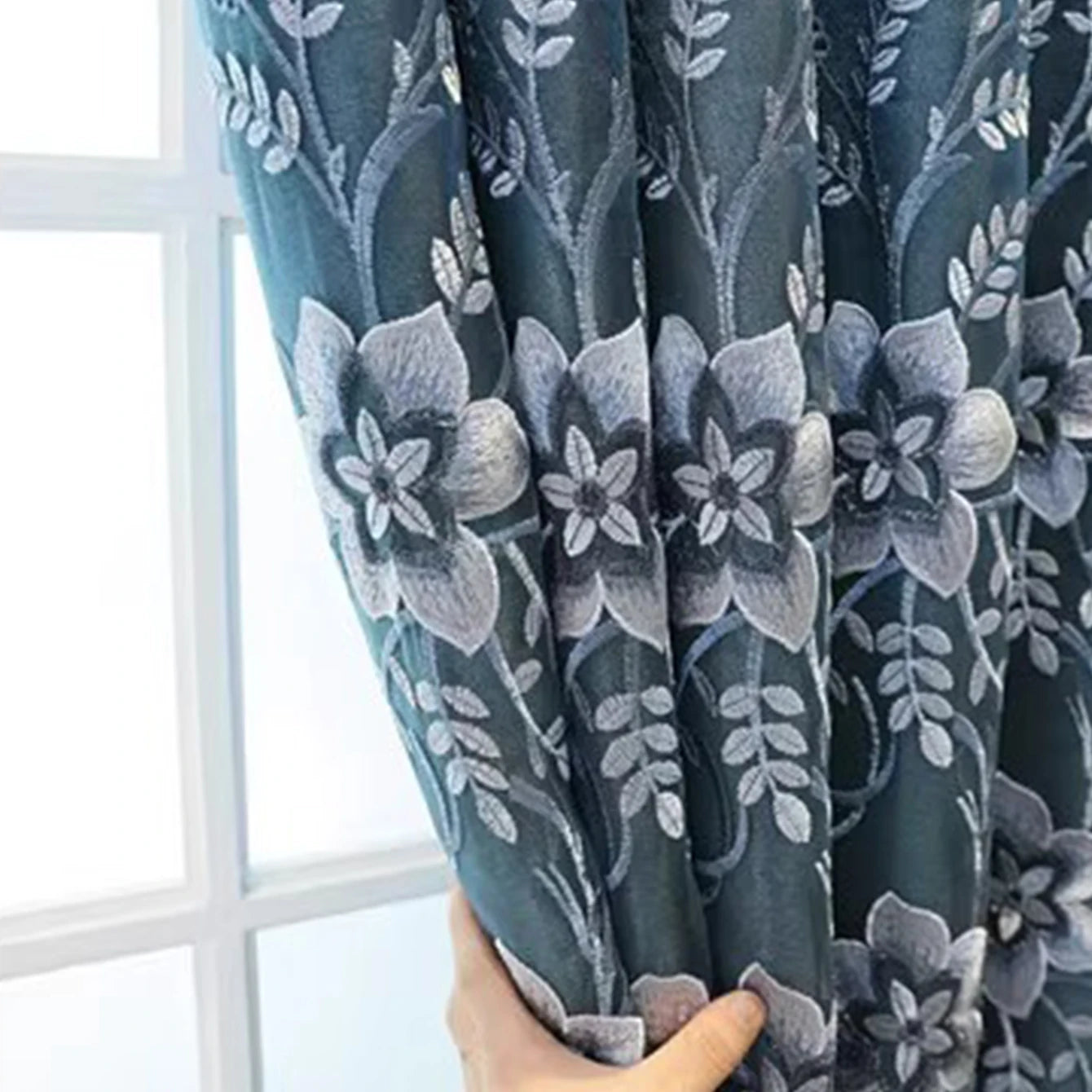 Plant Flower Blackout Curtain