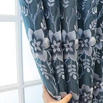 Plant Flower Blackout Curtain