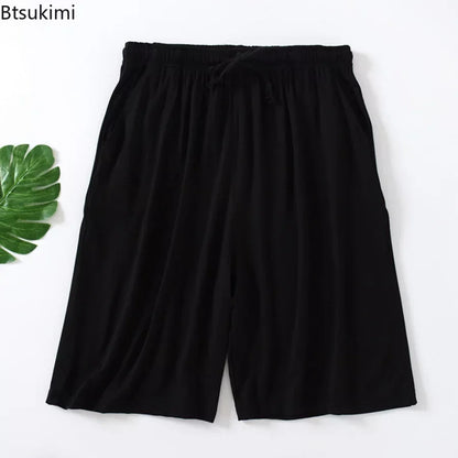 Casual Sleep Shorts for Men Plus Size
