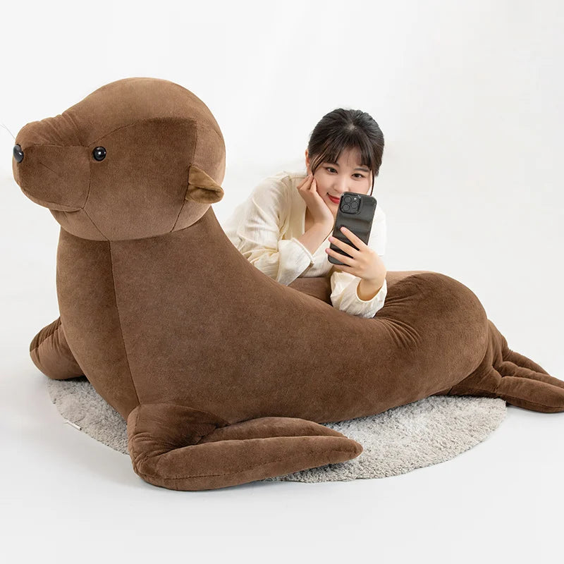 Large Kawaii Sea Lion Novelty Pillow