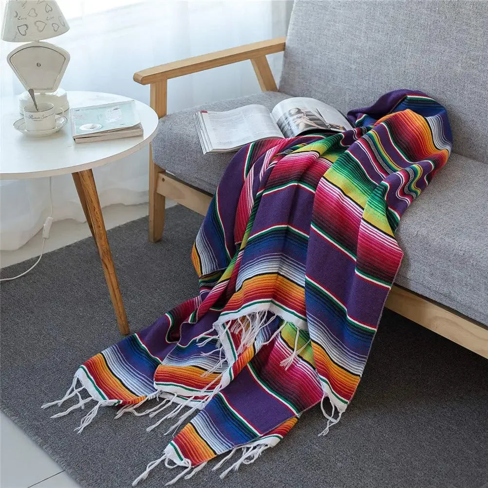 Mexican Tassel Blanket