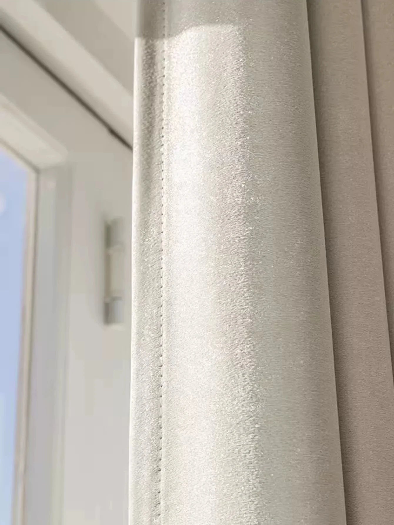 Beige High Blackout Curtai