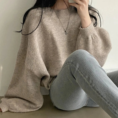 Lazy Style Oversized Femme Pullover Tops