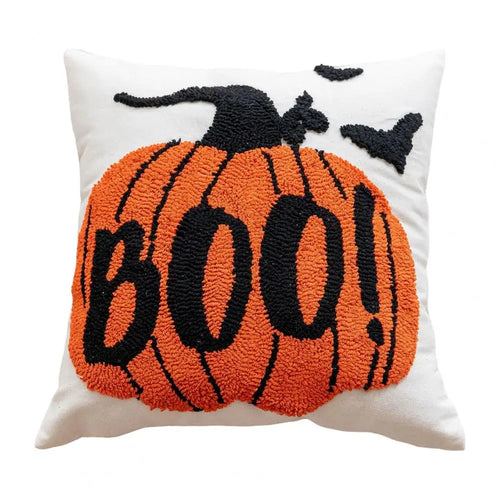 3D Cartoon Halloween Embroidery Pillowcase