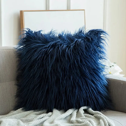 2 Piece White Plush Pillowcase