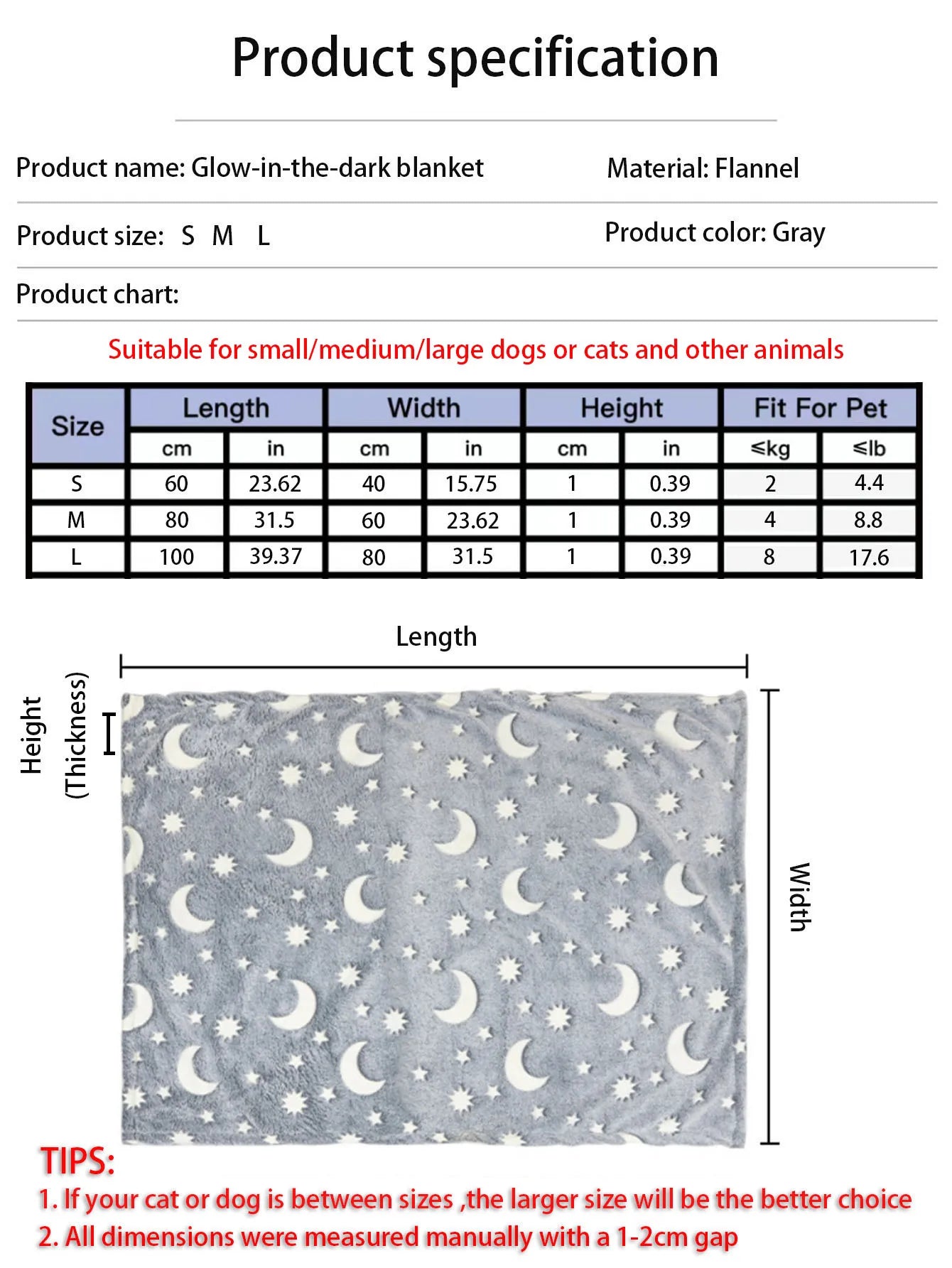 Throw Blanket Glow in The Dark
