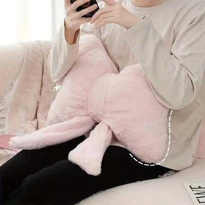 Simple Pink Bow Shaped Pillow