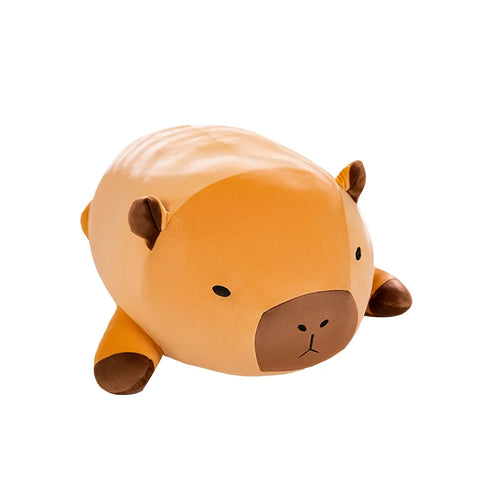 Fatty Long Capybara Plush Shaped Pillow