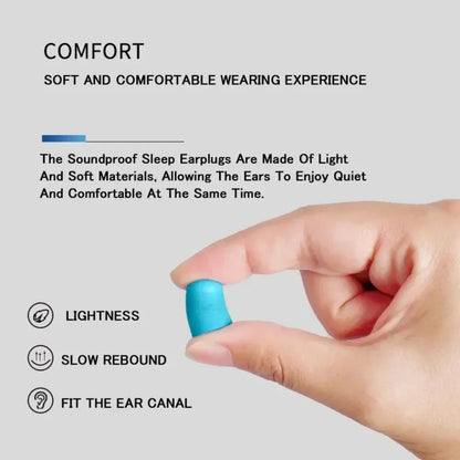 50pcs Earplugs Noise Reduction Insulation Foam
