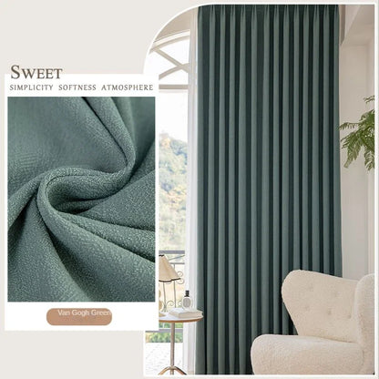 Modern Chenille Living Room Curtains