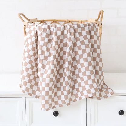 Baby Blanket with Forest Animals Pattern