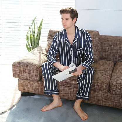 Silk Satin Pajamas for Men