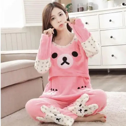 Autumn Long Sleeve flannel Maternity Clothing