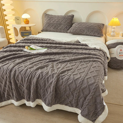 Lamb Wool Blanket Thickened Blanket