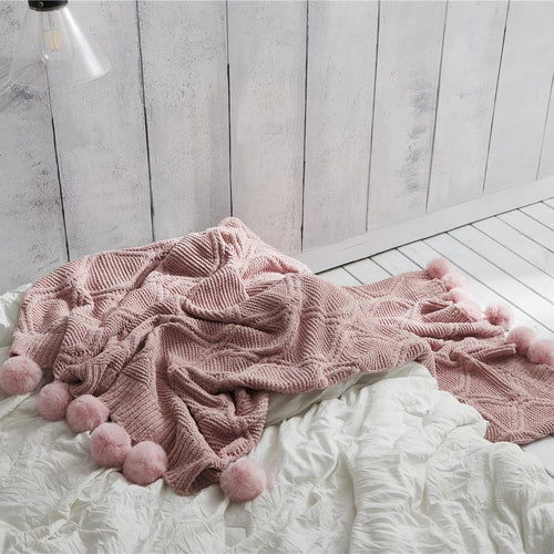 REGINA Chunky Knit Chenille Blankets