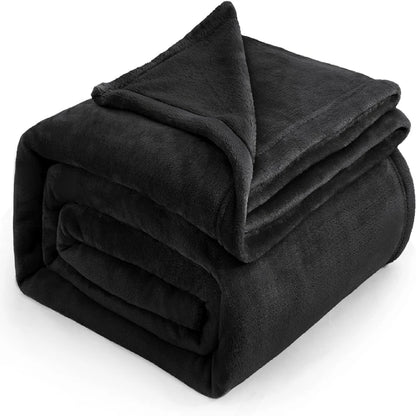 Fleece Blanket Queen Blanket Black