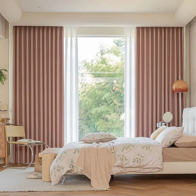 Modern Chenille Living Room Curtains