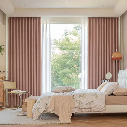 Modern Chenille Living Room Curtains