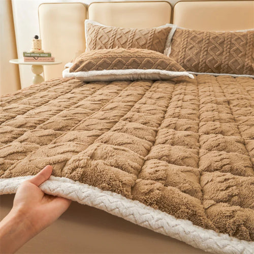 Thick Fleece Mattress Pad