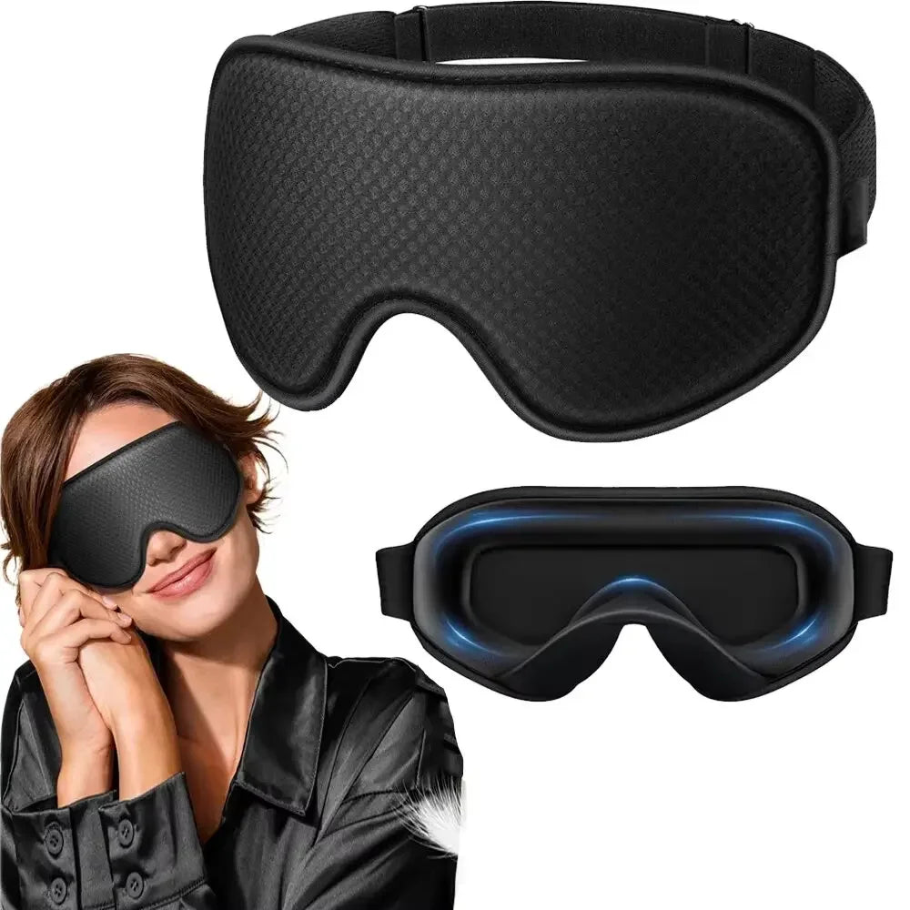 Blackout Sleep Mask with Adjustable Strap