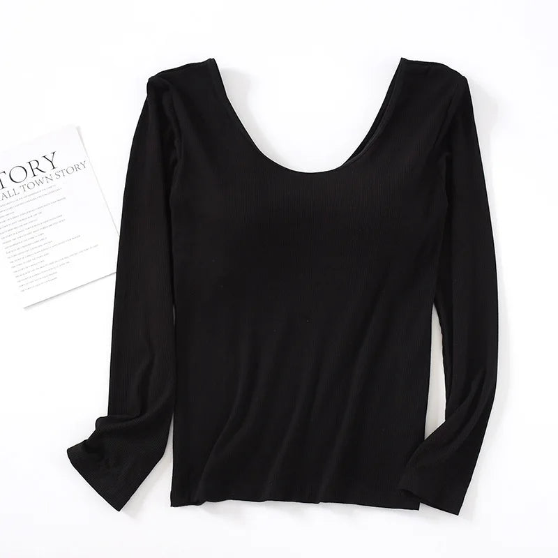 Long Sleeved Pajamas Top