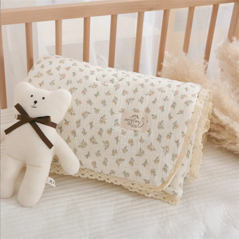 Cotton Padded Baby Blanket