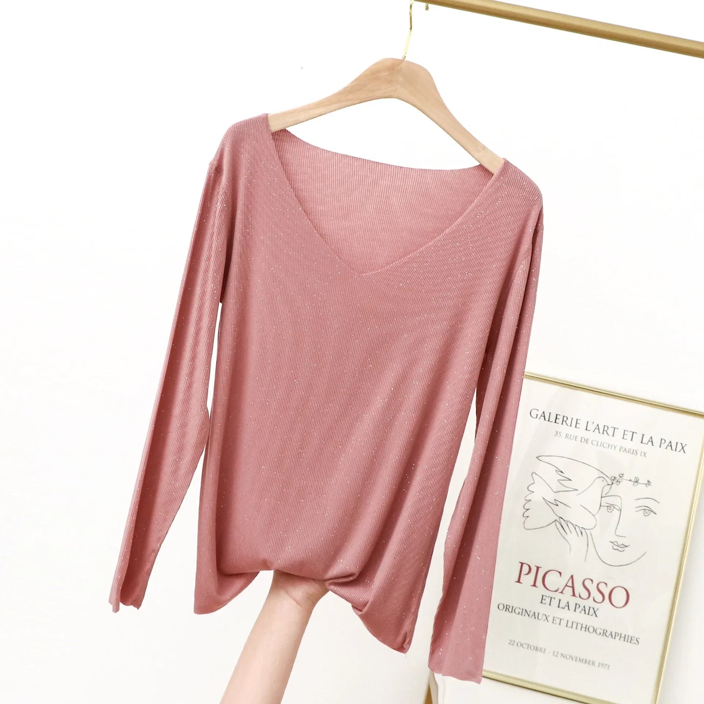Long sleeved Single Piece Pajama Top